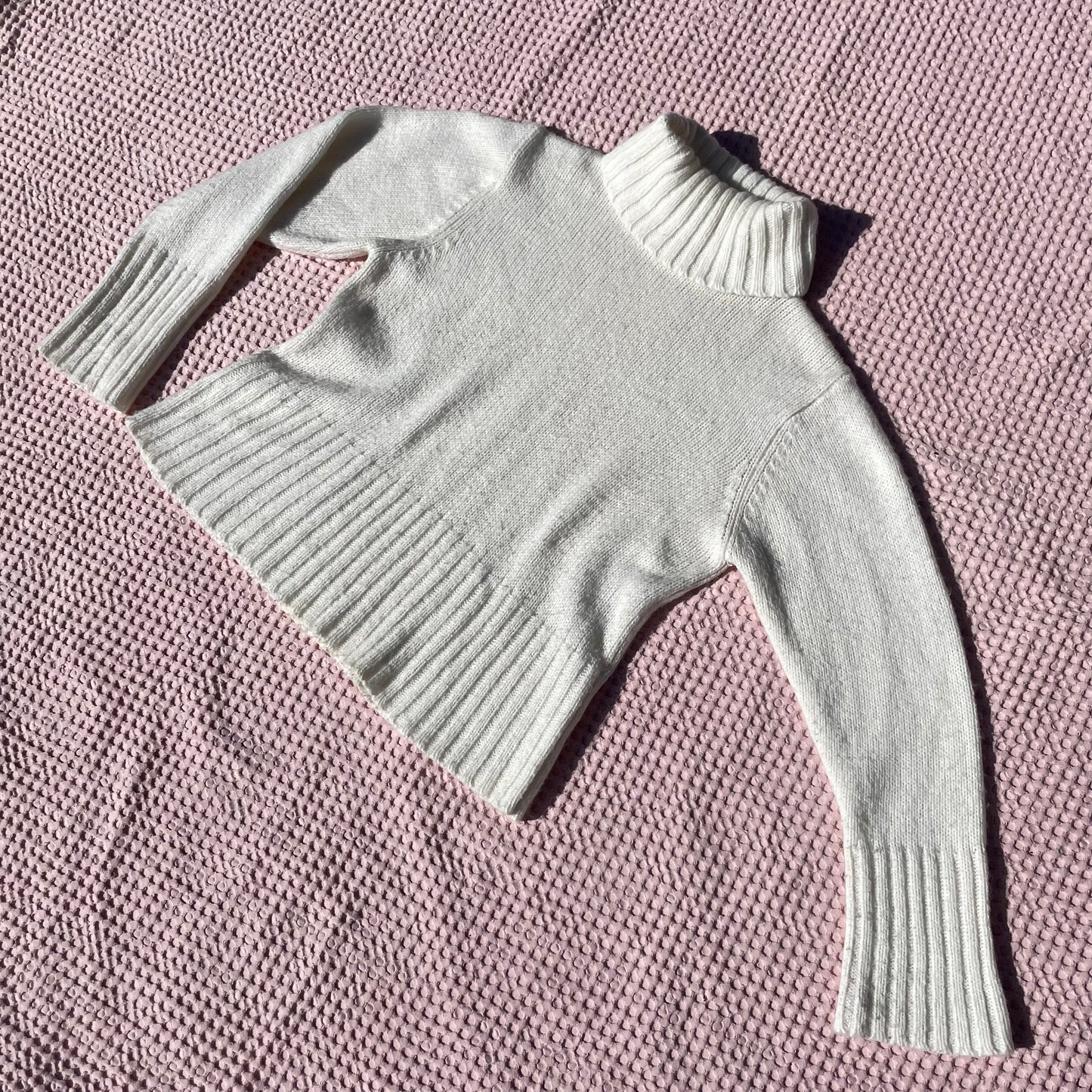 90s Roll Neck Knit | Size 12