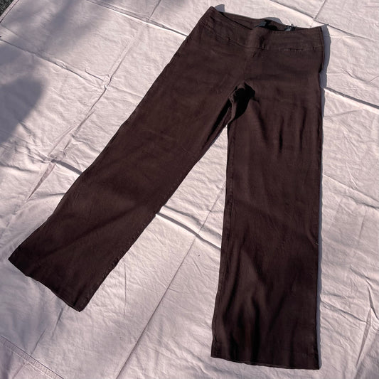 Low Rise Linen Trousers | Size 12