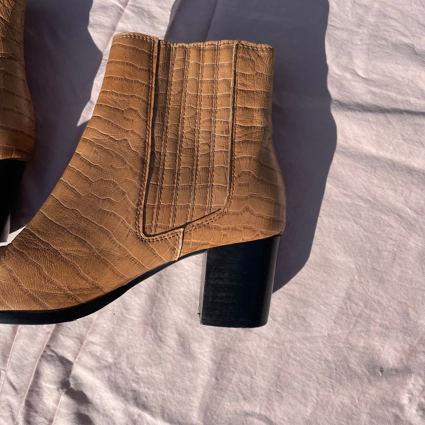 Leather Ankle Boots | Size 7