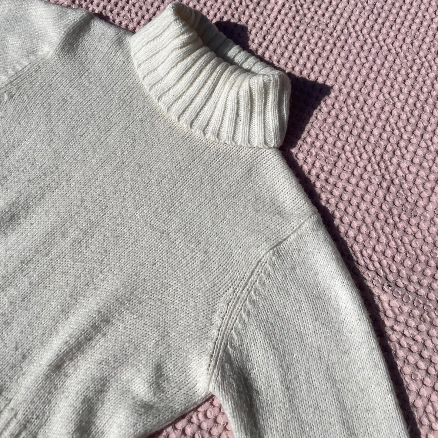 90s Roll Neck Knit | Size 12