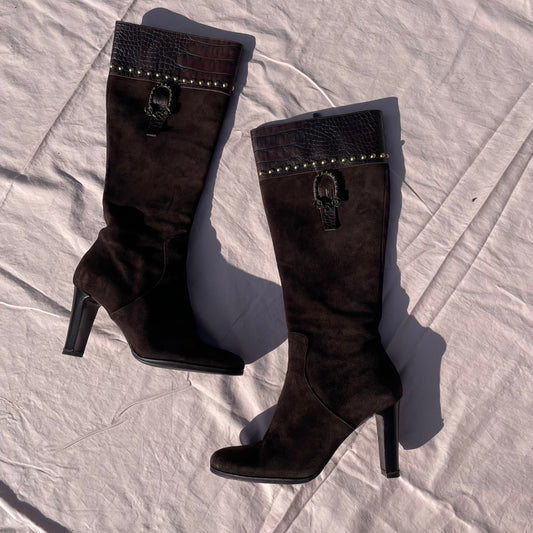 Italian Leather Boots | Size 5.5