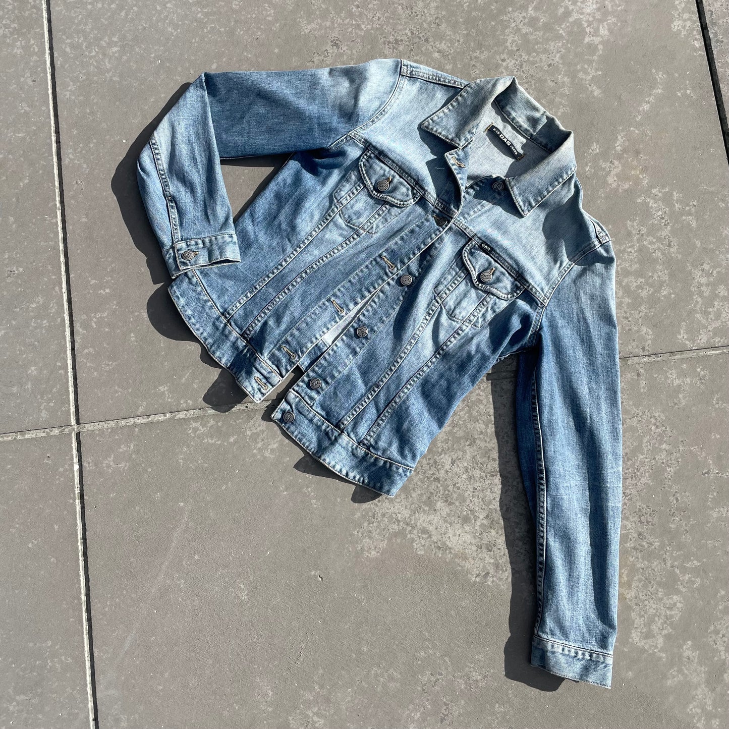 90s GAS Jeans Denim Jacket | Size 10