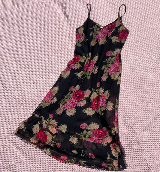 Vintage Floral Maxi | Size 12