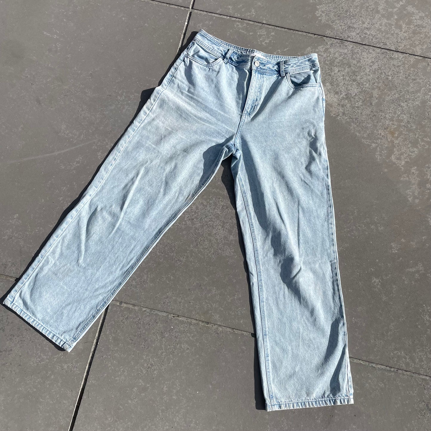 High Rise Straight Leg Jeans | Size 14